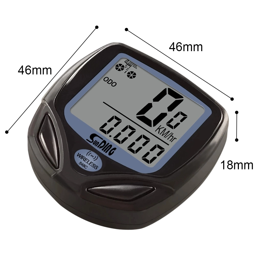 Wireless Bicycle Speedometer and Odometer Wireless Waterproof Cycle Bike Computer