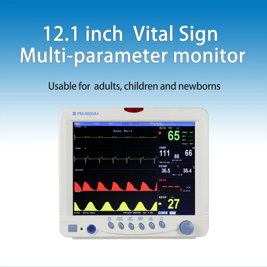 China Supplier Vital Sign Delivery Fast Medical Diagnosis Equipment Patient Monitor