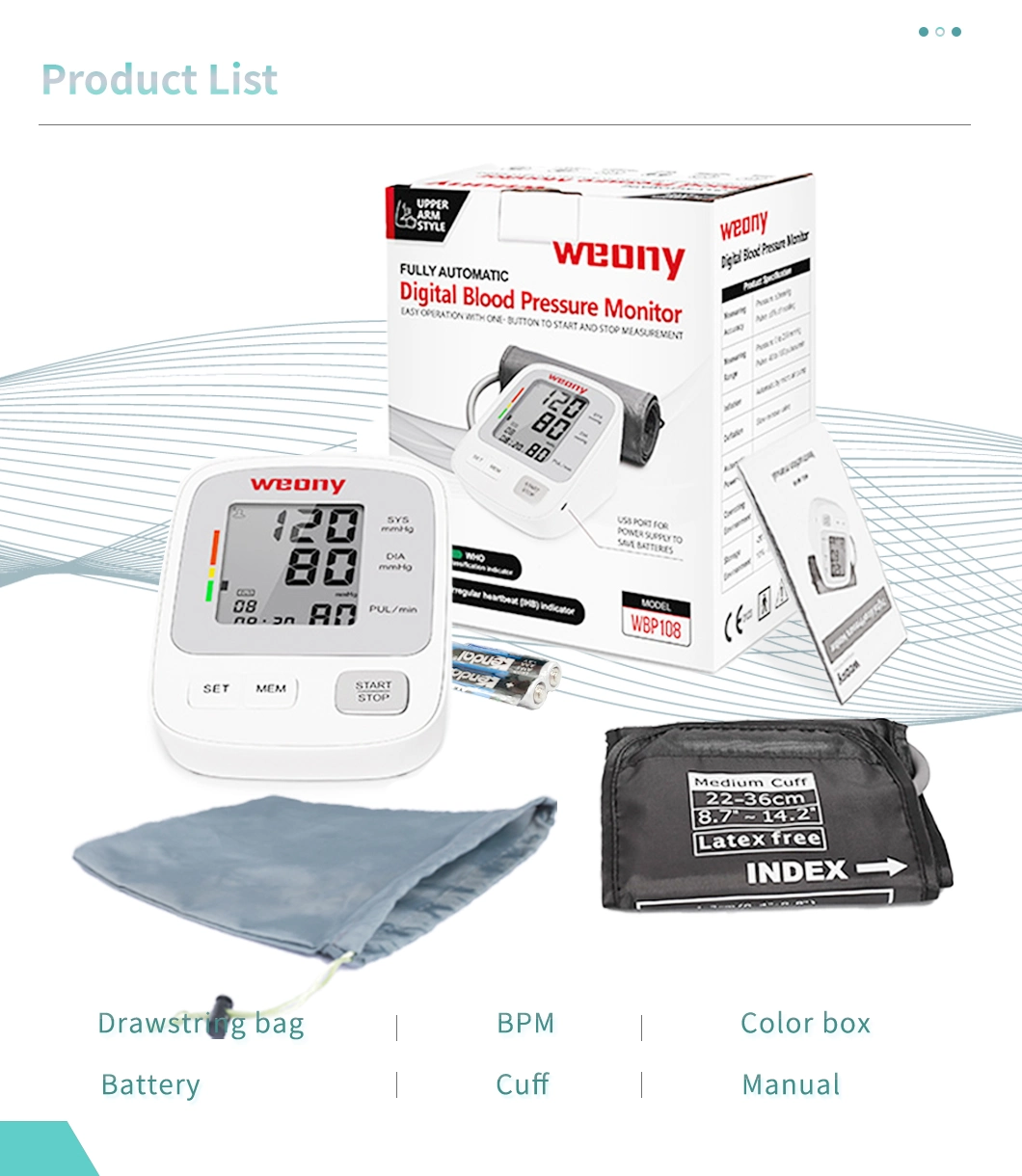 Approved Upper Arm Digital Blood Pressure Monitor with Heart Rate