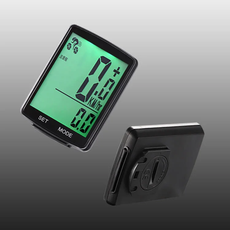 Bicycle Speedometer and Odometer Wireless Waterproof Cycle Bike Computer with LCD Display