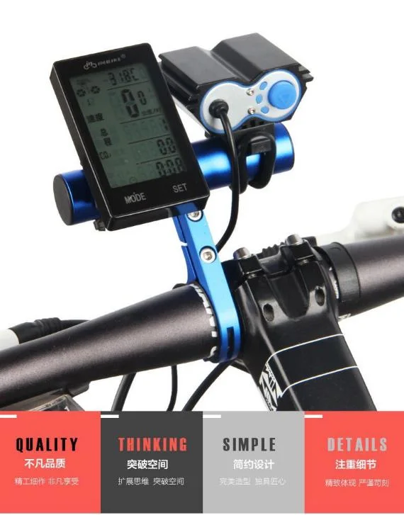 Alloy Bike Handlebar Extender for Bike Light Bike Computer