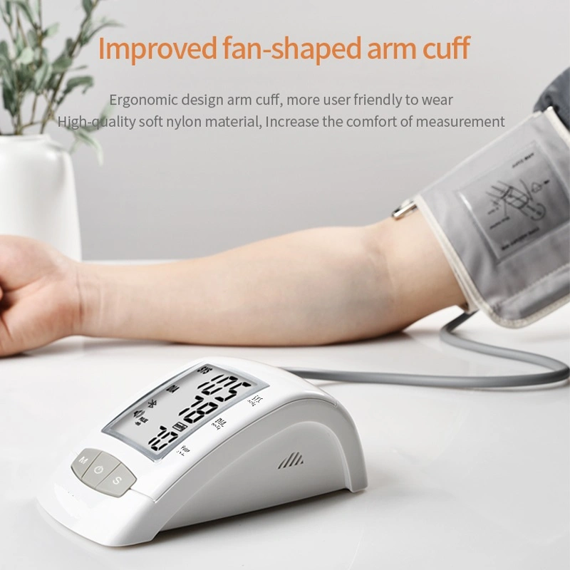 Medical Upper Arm Clinical Bluetooth Proved Digital Upper Arm Heart Rate Blood Pressure Monitor with CE&ISO