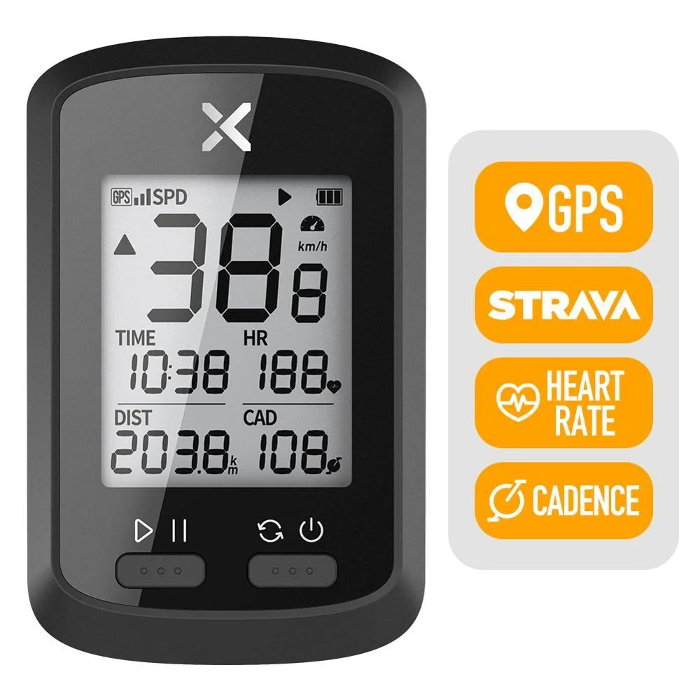 Xoss G G+ Wireless GPS Cycle Odometer Road Bike LCD Digital Cateye Speedometer G Plus Bicycle Computer for MTB Bikes Cycle