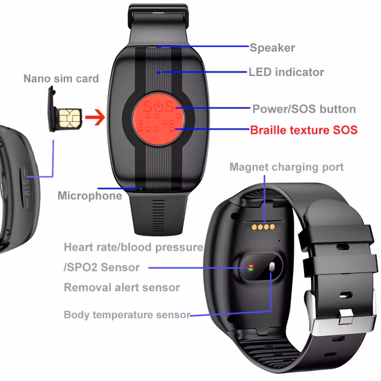 卸売高品質心拍数モニター、音声制御付きフィットネストラッカー、デジタル上腕血圧計