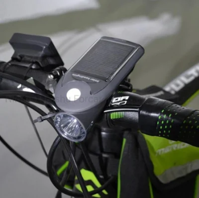 3 ワット COB LED 自転車ライト USB 充電式自転車ライト太陽光発電自転車フロントライトヘッドライト 5 フラッシュモード 360 度回転ブラケット