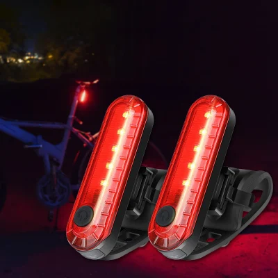 Brightenlux 卸売高品質の赤いプラスチック防水 LED 自転車リアライト